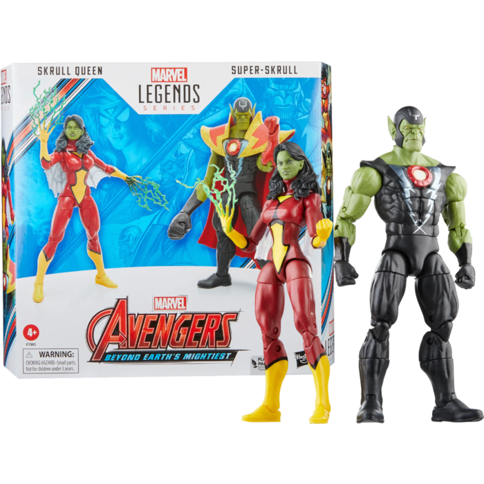 Avengers: Beyond Earth's Mightiest - Skrull Queen & Super-Skrull Marvel Legends 6" Scale Action Figure 2-Pack