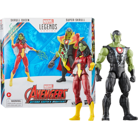 Avengers: Beyond Earth's Mightiest - Skrull Queen & Super-Skrull Marvel Legends 6" Scale Action Figure 2-Pack