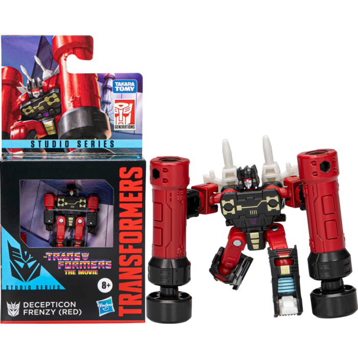 The Transformers: The Movie (1986) - Decepticon Frenzy Figure (Red) Studio Series Core Class 3.5" Action Figure