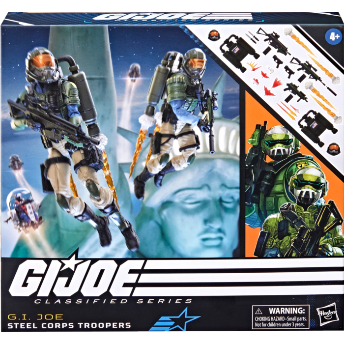 G.I. Joe - Steel Corps Troopers Classified Series 6" Scale Action Figure 2-Pack