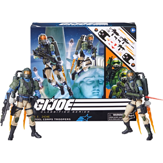 G.I. Joe - Steel Corps Troopers Classified Series 6" Scale Action Figure 2-Pack