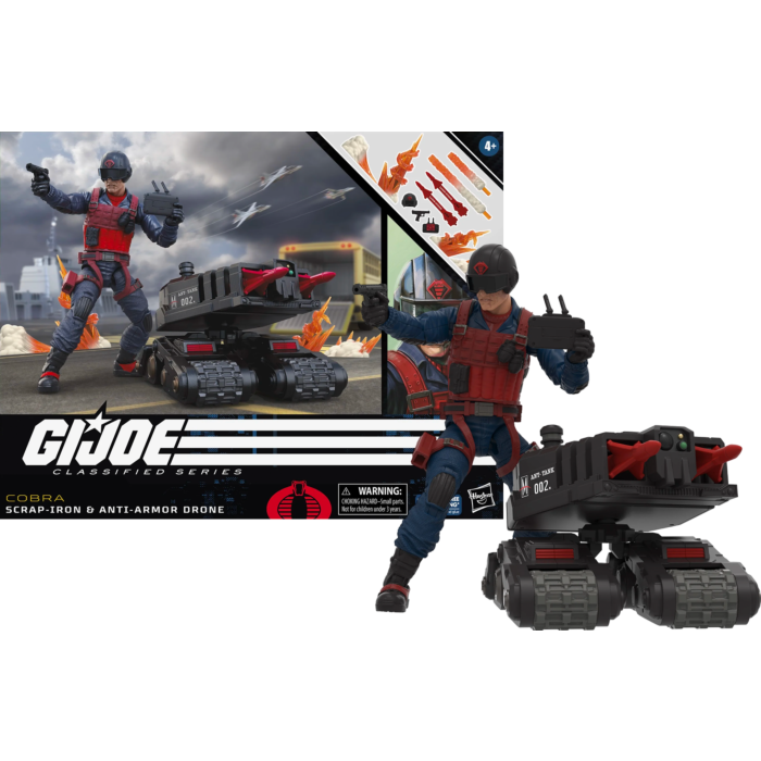 G.I. Joe - Scrap-Iron & Anti-Armor Drone Classified Series 6" Scale Action Figure 2-Pack