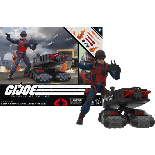 G.I. Joe - Scrap-Iron & Anti-Armor Drone Classified Series 6" Scale Action Figure 2-Pack