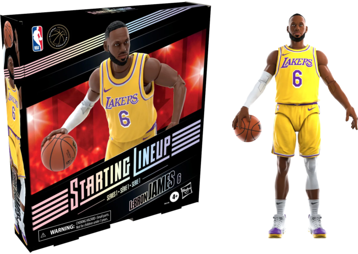 NBA Basketball - LeBron James L.A. Lakers Starting Lineup 6” Scale Action Figure (Series 1)