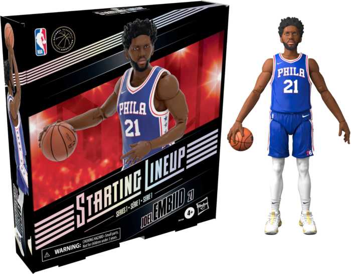 NBA Basketball - Joel Embiid Philadelphia 76ers Starting Lineup 6” Scale Action Figure (Series 1)