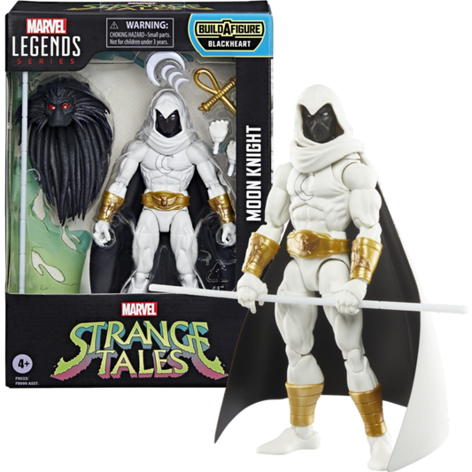 Strange Tales - Moon Knight Marvel Legends 6" Scale Action Figure (Blackheart Build-A-Figure)