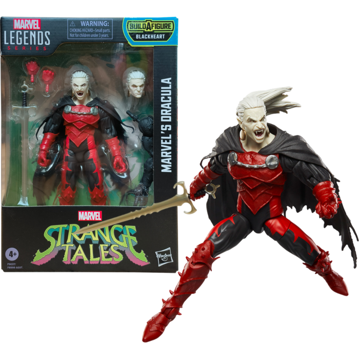 Strange Tales - Dracula Marvel Legends 6" Scale Action Figure (Blackheart Build-A-Figure)