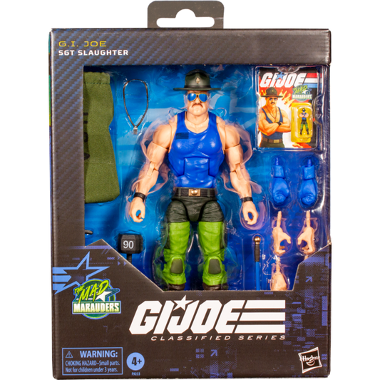 G.I. Joe - Mad Marauders Sgt. Slaughter Classified Series 6" Scale Action Figure