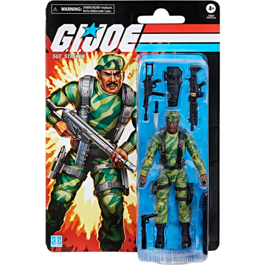 G.I. Joe - Sgt. Stalker Retro Classified Series 6" Scale Action Figure