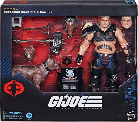 G.I. Joe - Dreadnok Road Pig & Rawkus Classified Series 6" Scale Action Figure 2-Pack