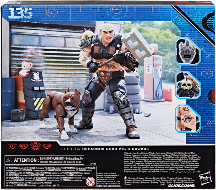 G.I. Joe - Dreadnok Road Pig & Rawkus Classified Series 6" Scale Action Figure 2-Pack