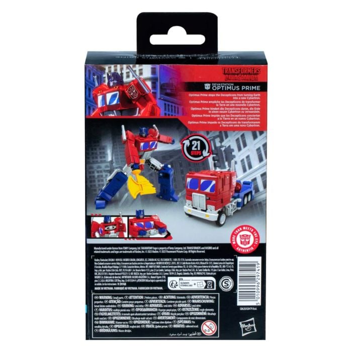 Transformers: Devastation (2015) - Optimus Prime Studio Series Deluxe Class 4.5" Action Figure