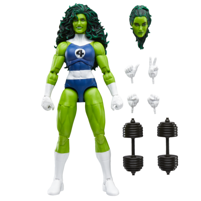 Fantastic Four - She-Hulk Retro Marvel Legends 6" Scale Action Figure