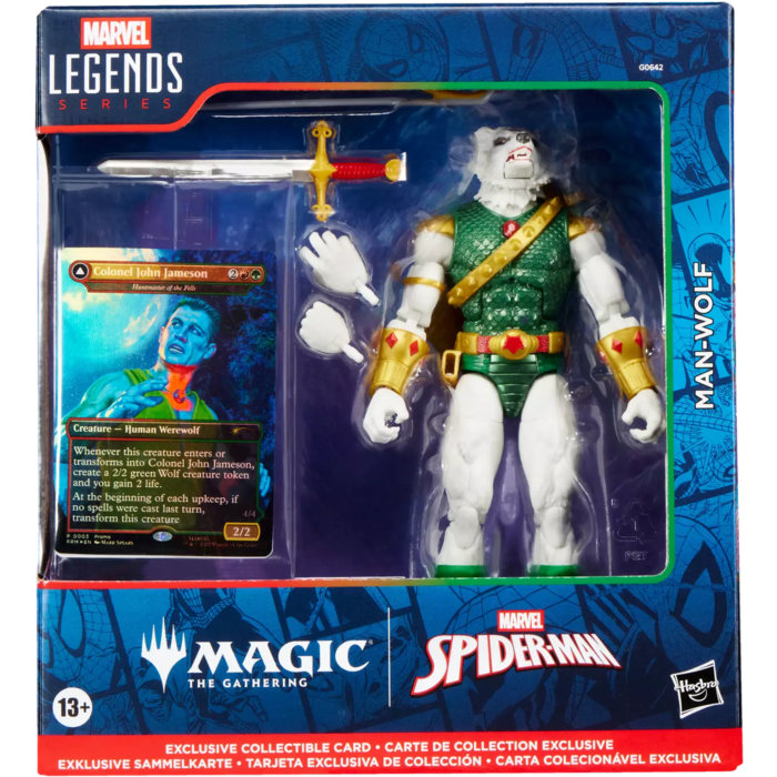 **Pre Order** Marvel Legends Series x Magic: The Gathering Man-Wolf