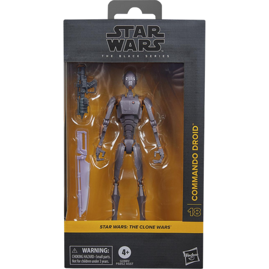 Star Wars: The Clone Wars - Commando Droid Black Series 6" Scale Action Figure