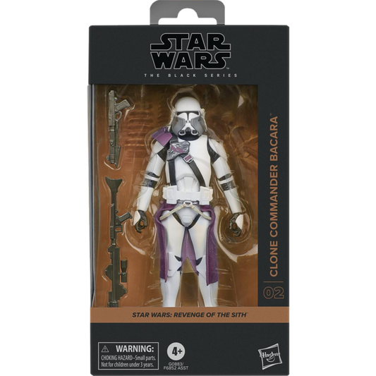 Star Wars Episode III: Revenge of the Sith - Clone Commander Bacara Black Series 6" Scale Action Figure