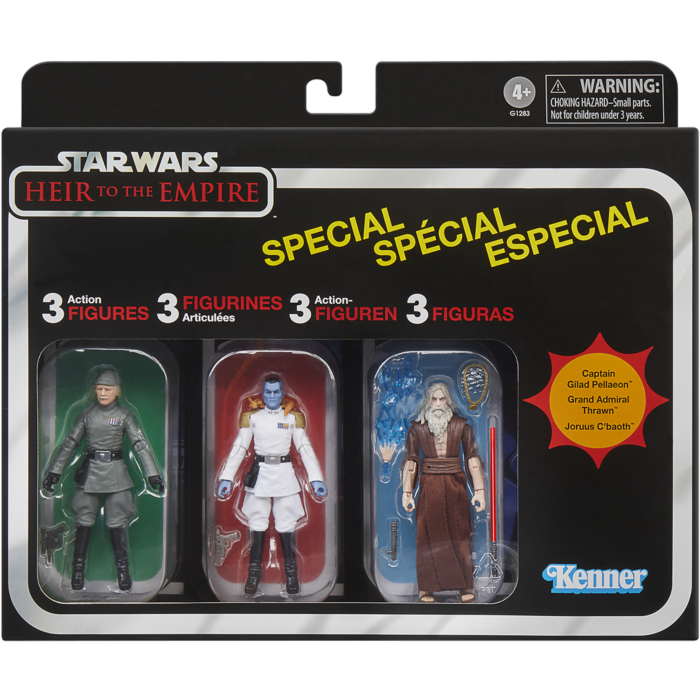 Star Wars: Heir to the Empire - Captain Gilad Pellaeon, Grand Admiral Thrawn, & Jorrus C'baoth Vintage Collection Kenner 3.75" Scale Action Figure 3-Pack