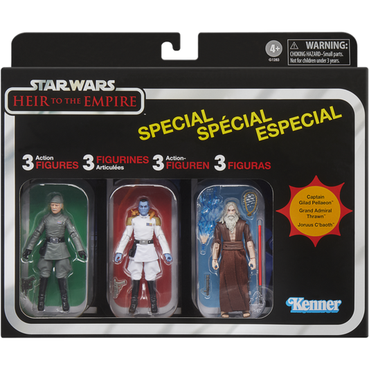 Star Wars: Heir to the Empire - Captain Gilad Pellaeon, Grand Admiral Thrawn, & Jorrus C'baoth Vintage Collection Kenner 3.75" Scale Action Figure 3-Pack