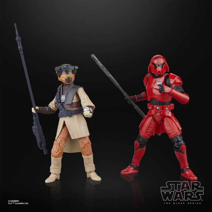 Star Wars: Shadows of the Empire - Luke Skywalker (Imperial Guard) & Princess Leia Organa (Boushh) Black Series 6" Scale Action Figure 2-Pack