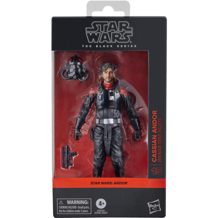 Star Wars: Andor - Cassian Andor (Sienar Test Pilot) Black Series 6" Scale Action Figure