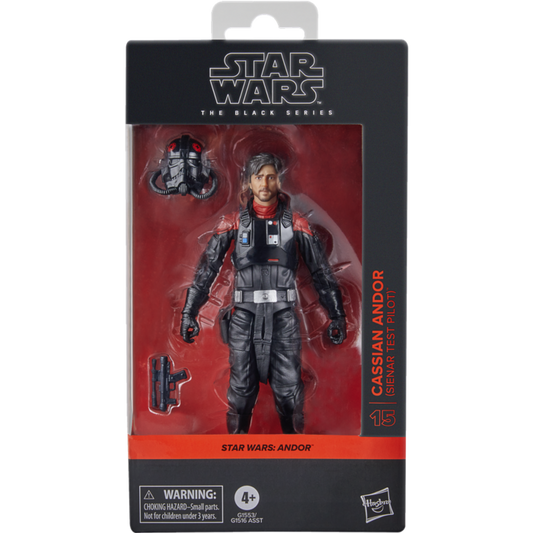 Star Wars: Andor - Cassian Andor (Sienar Test Pilot) Black Series 6" Scale Action Figure
