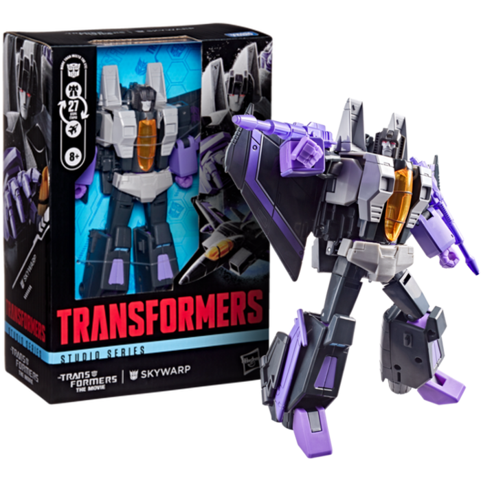 The Transformers: The Movie (1986) - Skywarp Studio Series Voyager Class 6.5" Action Figure