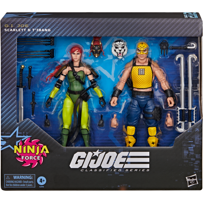 G.I. Joe - Classified Series #212 - Ninja Force Scarlett and T'Jbang Action Figure 2-Pack