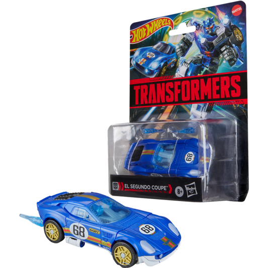 Hot Wheels x Transformers - El Segundo Coupe Transformers Collaborative 5" Action Figure
