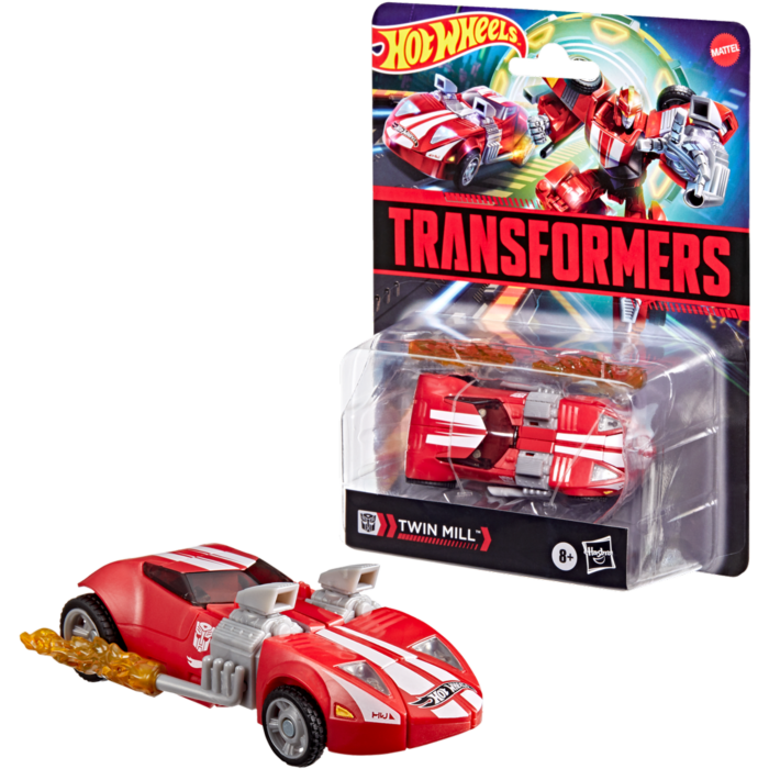 Hot Wheels x Transformers - Twin Mill (Red) Transformers Collaborative 5" Action Figure
