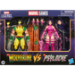Marvel - Wolverine (Player 2) vs. Psylocke (Player 2) Gamerverse Marvel Legends 6" Scale Action Figure 2-Pack