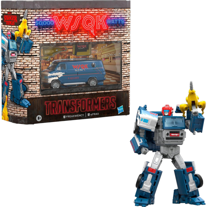 Transformers x Stranger Things - Freakwency and 8-Trax Transformers Collaborative 6" Action Figure