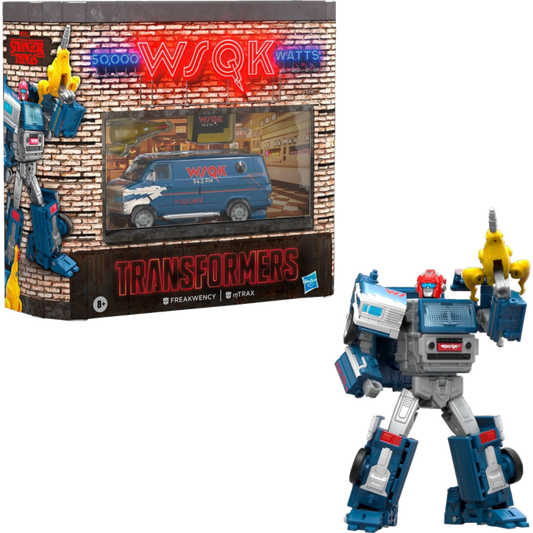 Transformers x Stranger Things - Freakwency and 8-Trax Transformers Collaborative 6" Action Figure