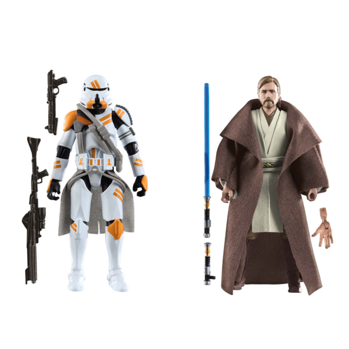 Star Wars Episode III: Revenge of the Sith - Obi-Wan Kenobi (Utapau) & Airborne Clone Tropper (212th Battalion) Vintage Collection Kenner 3.75" Scale Action Figure 2-Pack