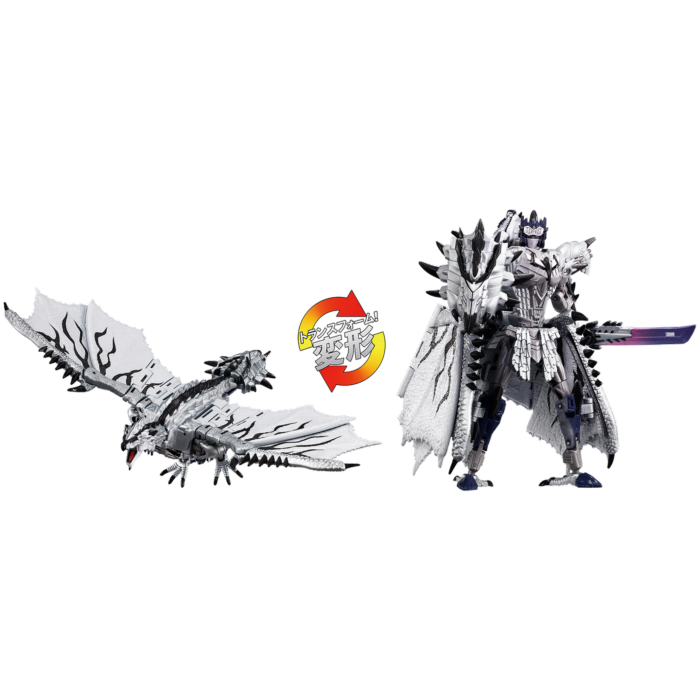 Transformers x Monster Hunter - Silver Rathalos Prime Synergenex Series Takara Tomy 5.5" Action Figure