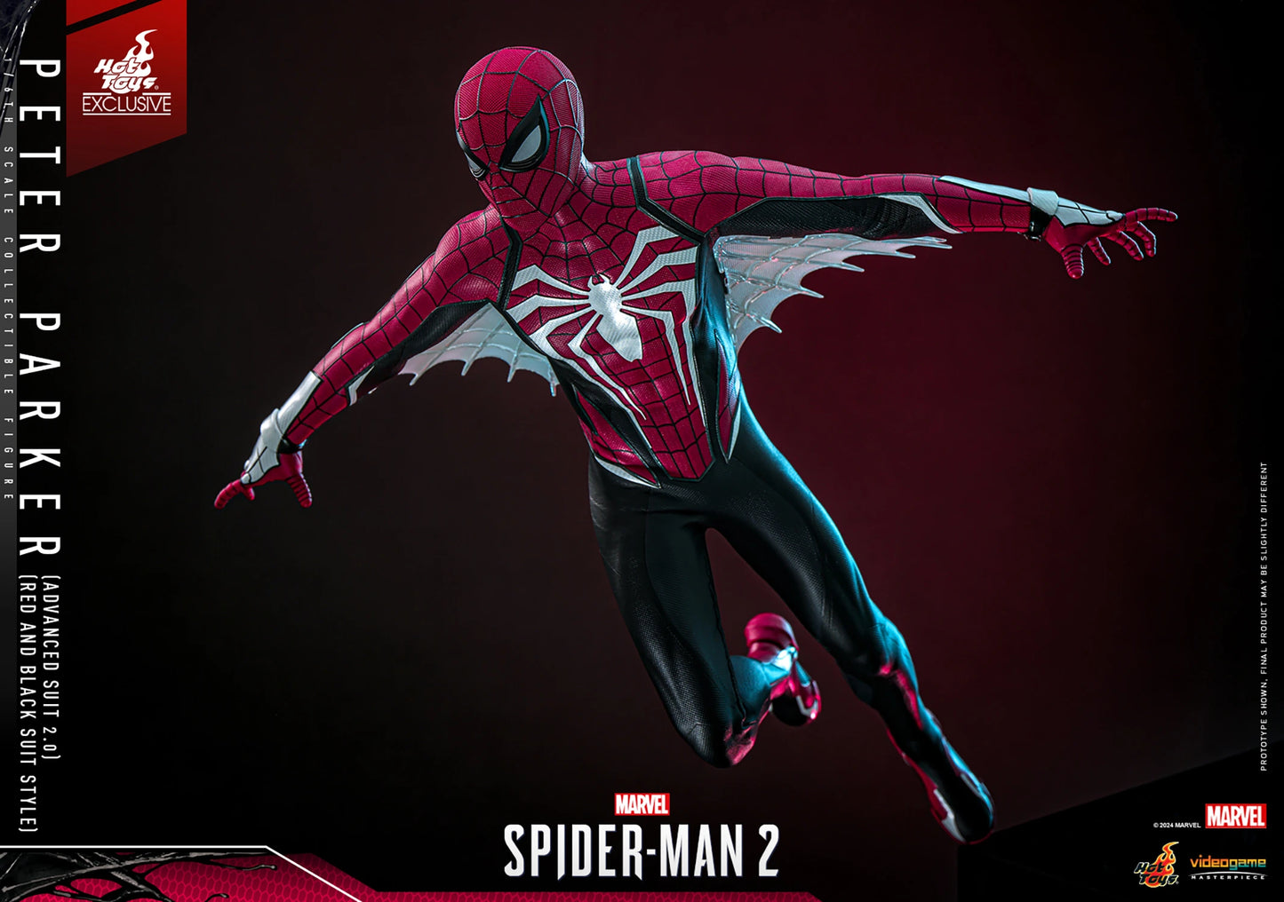 Peter Parker (Advanced Suit 2.0) (Red and Black Suit Style) - Video Game Masterpiece Series - Marvel's Spider-Man 2