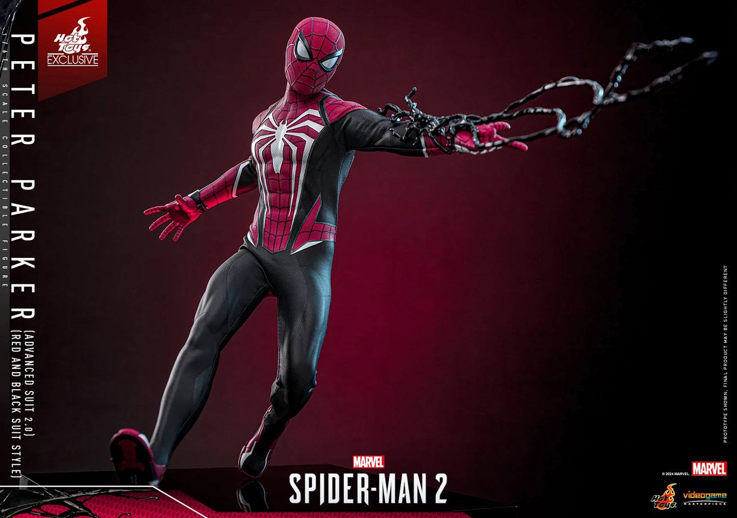 Peter Parker (Advanced Suit 2.0) (Red and Black Suit Style) - Video Game Masterpiece Series - Marvel's Spider-Man 2