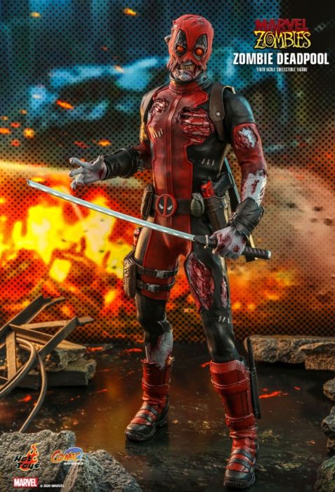 Marvel Zombies - Zombie Deadpool 1/6th Scale Hot Toys Action Figure