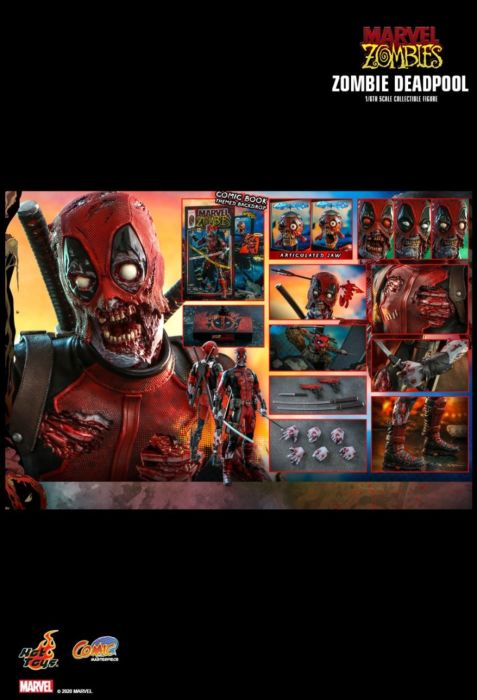 Marvel Zombies - Zombie Deadpool 1/6th Scale Hot Toys Action Figure