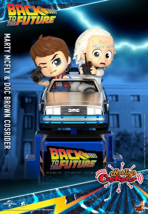 Back to the Future - Marty McFly & Doc Brown CosRider Hot Toys Figure