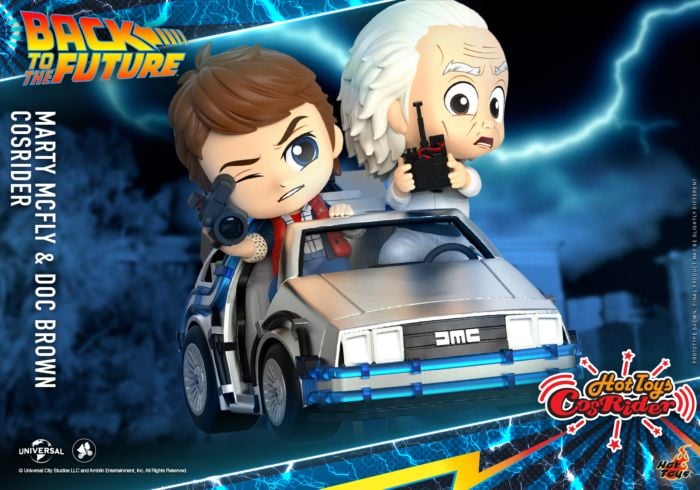 Back to the Future - Marty McFly & Doc Brown CosRider Hot Toys Figure
