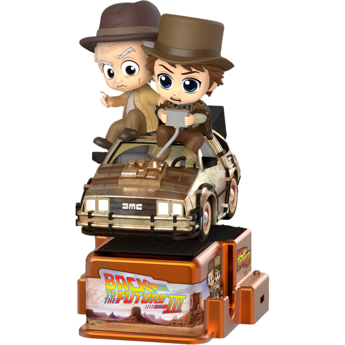 Back to the Future Part III - Marty McFly & Doc Brown CosRider Hot Toys Figure