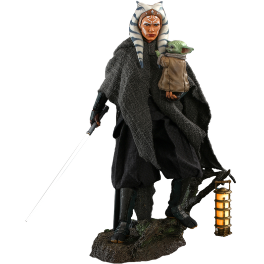 Star Wars: The Mandalorian - Ahsoka Tano & Grogu 1/6th Scale Hot Toys Action Figure 2-Pack