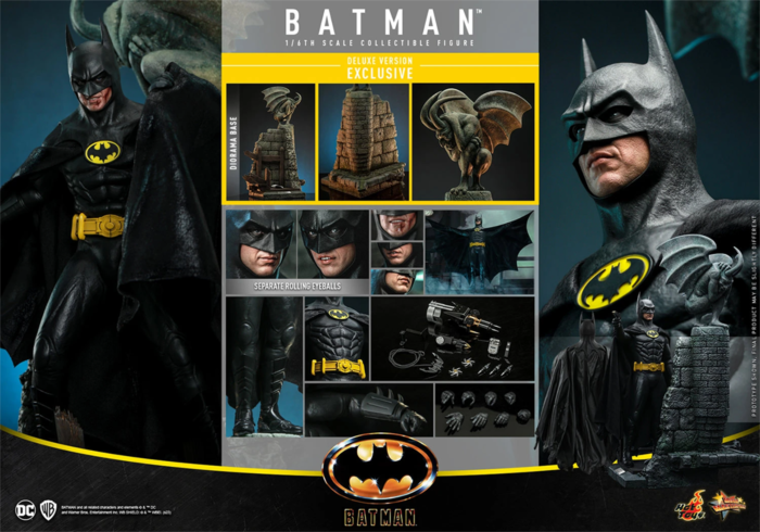 Batman (1989) - Batman Deluxe 1/6th Scale Hot Toys Action Figure