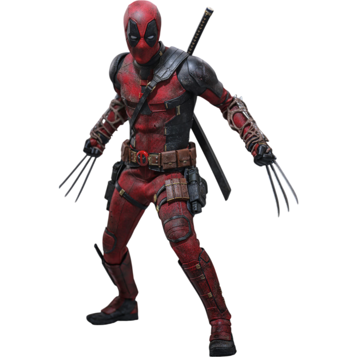 Deadpool & Wolverine (2024) - Deadpool (Battling Version) 1/6th Scale Hot Toys Action Figure **Pre-order**