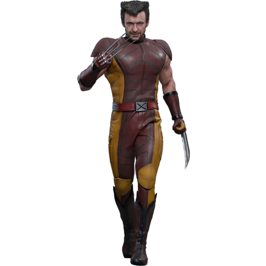 Deadpool & Wolverine (2024) - Wolverine (Classic Brown & Tan Suit) 1/6th Scale Hot Toys Action Figure (Hot Toys Exclusive)