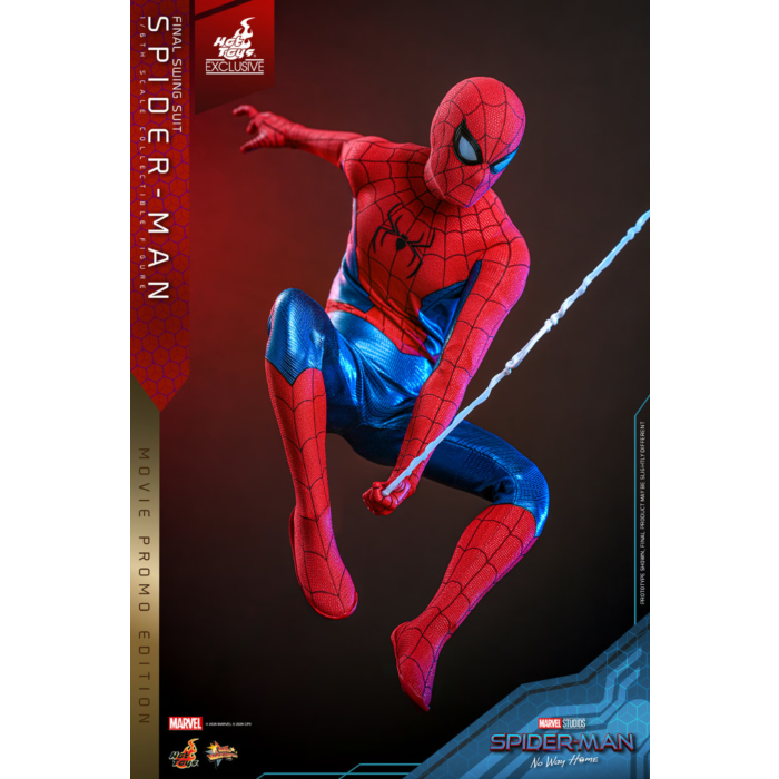 Spider-Man: No Way Home - Spider-Man (Final Swing Suit) (Movie Promo Edition) 1/6th Scale Hot Toys Action Figure (Hot Toys Exclusive)