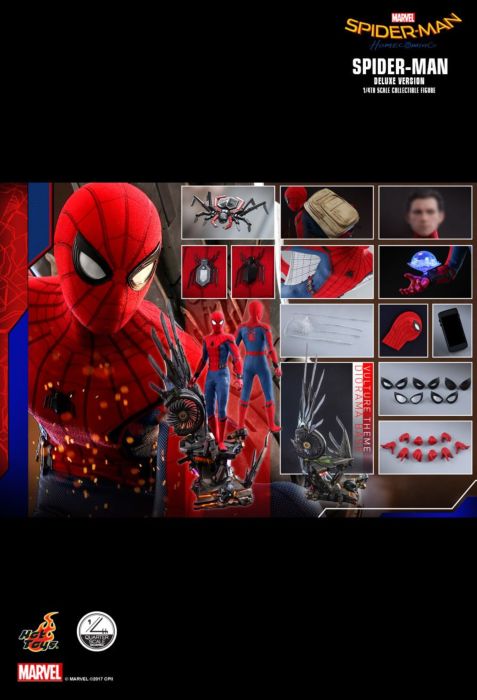 Spider-Man: Homecoming - Spider-Man Deluxe 1/4 Scale Hot Toys Action Figure