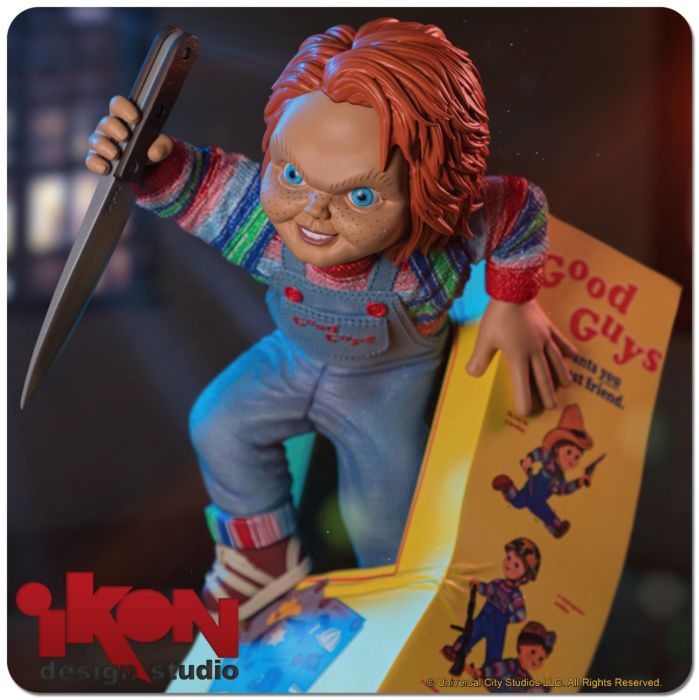 Child’s Play (1988) - Chucky Breakout 9” PVC Diorama Statue