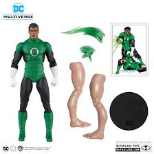 DC Multiverse JLA 7 Inch Action Figure BAF Plastic Man Exclusive - Green Lantern John Stewart Platinum