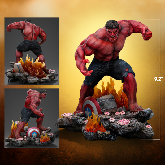 Captain America 4 - Red Hulk 1:10 Statue
